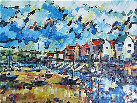 Olivia Pilling : The Harbour at Wells, Norfolk