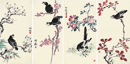 Lang Xiao : BIRDS AND FLOWERS