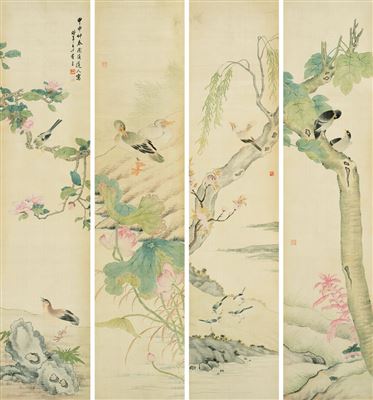 Pan Zhang : BIRDS AND FLOWERS