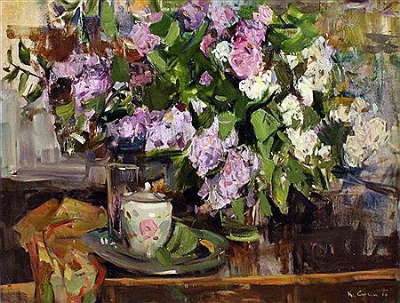 Sergei Kovalenko : 'Still Life with Lilacs'