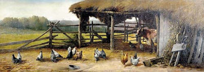 Paul E Harney Jr : Barnyard Scene