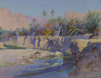 Jules Blancpain : Baignade à El-Kantara