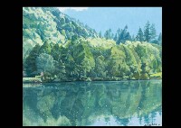 Shigehiko Ishikawa : Mountain Lake in Shiga Highland