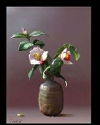 Saburo Watanabe : Camellias and Bizen