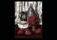 Masahiko Yamanaka : Still Life with Strawberries