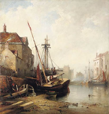 Edmund Thornton Crawford : A Dutch Shipping Port