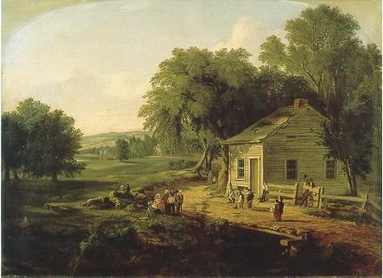 James McDougal Hart : The Old School House