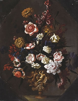 Francesco Mantovano : Vaso di fiori (2)