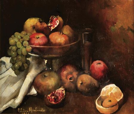 Alda Machado Santos : NAture Morte with Fruit