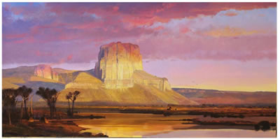 Michael Coleman : Castle Butte, Green River - Wyoming Territory