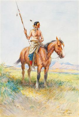 Joseph Scheuerle : Wamdi Sapa-Sioux