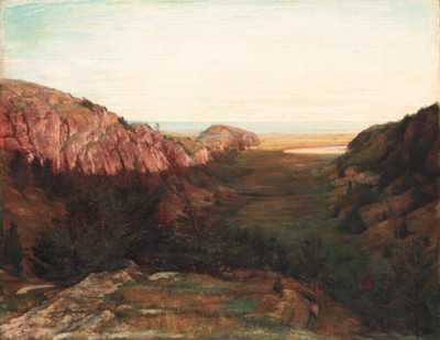 John La Farge : The Last Valley-Paradise Rocks