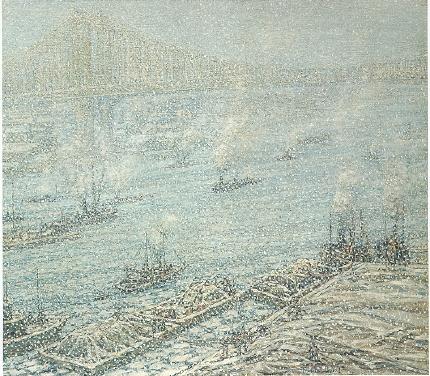 Frederick De Voll : East River, New York