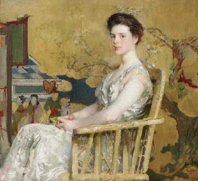 Edmund Charles Tarbell : Portrait of Mrs. C. (Mrs. H.M. Channing)