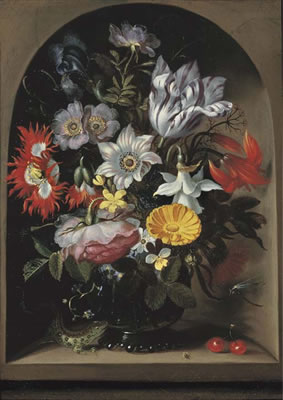 Jacob Marrell : Still life of flowers