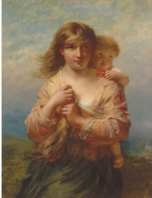 James John Hill : Mother and Child