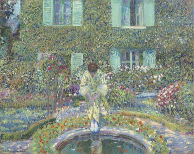 Frederick Carl Frieseke : The Garden Pool