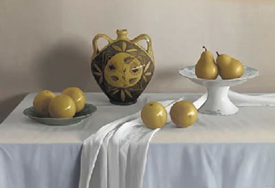 Renato Meziat : Yellow Still Life