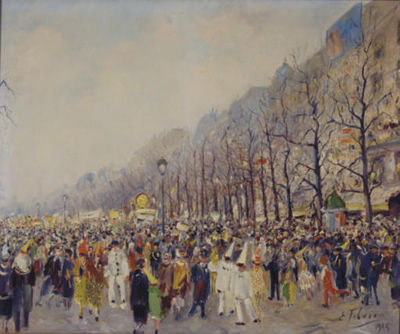 Edouard Febvre : Carnival à Paris