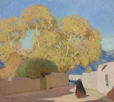 Victor Higgins : CANYON DRIVE, SANTA FE