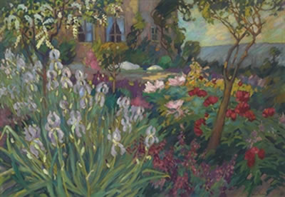 Robert Antoine Pinchon : Le jardin aux iris