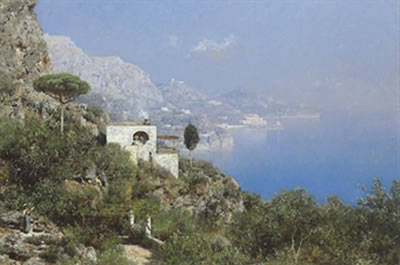 Edmund Berninger : A View of Capri