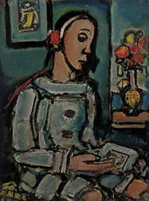 Georges Rouault : Le Pierrot sage