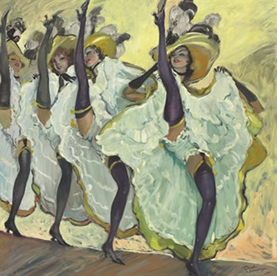 Jean Gabriel Domergue : Les danseuses de French Cancan