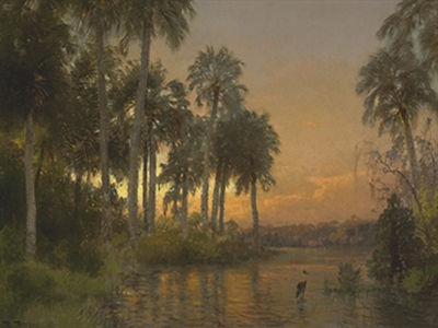 Hermann Ottomar Herzog : Florida Sunset