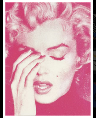 Russell Young : Marilyn Crying