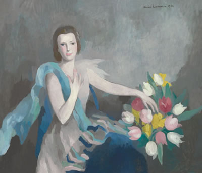 Marie Laurencin : Femme aux tulipes