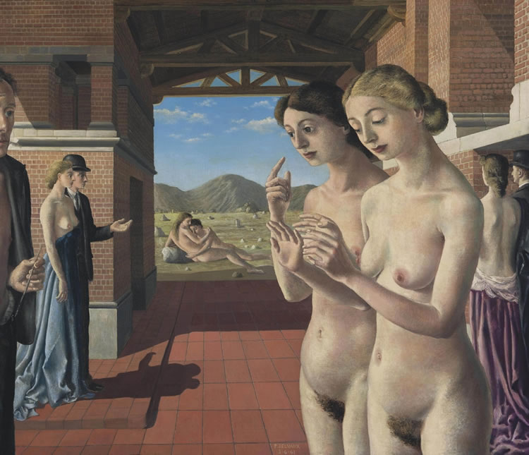 Paul Delvaux : From Auction Records