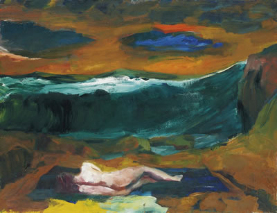 Elmer Nelson Bischoff : Blue Clouds