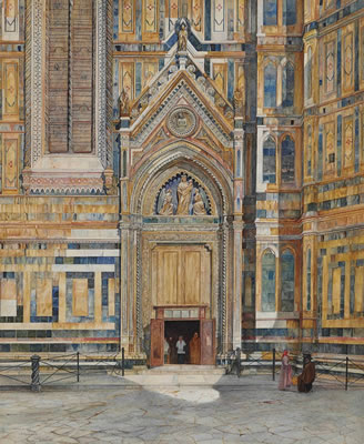 Henry Roderick Newman : Porta dei Canonici, Duomo, Florence