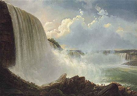 Ferdinand (Joachim) Richardt : Niagara Falls