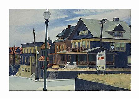 Edward Hopper : East Wind Over Weehawken