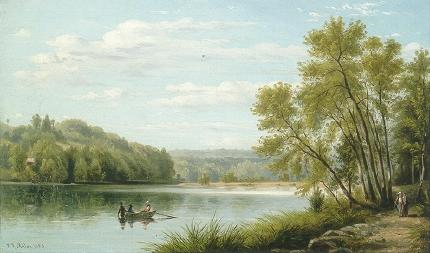 William Rickarby Miller : On the Croton River, Sing