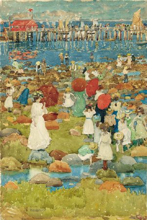 Maurice Brazil Prendergast : The Stony Beach