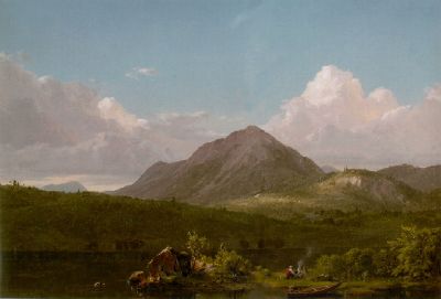 Frederic Edwin Church : Mount Newport on Mount Desert Island