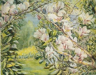 Eugene Edward Speicher : Magnolias and Jonquils