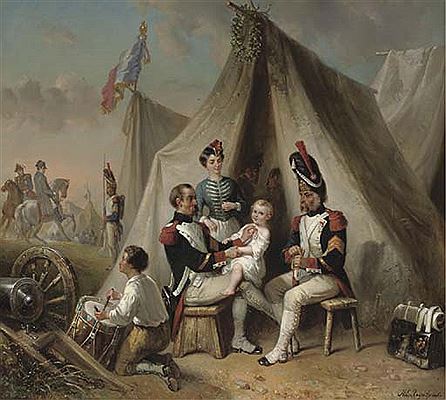 Henricus Englebert Reyntjens : In Napoleon's camp: awarding a medal