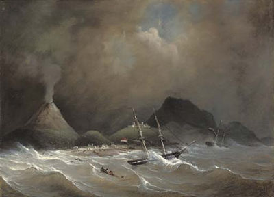 Petrus Paulus Schiedges I : The Eruption of Gunung Api on Banda (Indonesian Moluccas) By Fort Belgica