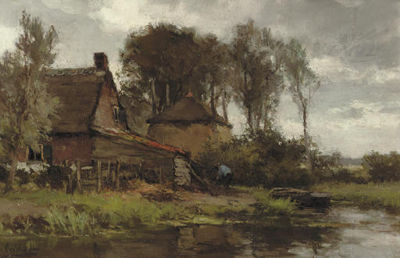 Chris Van Der Windt : A riverside farmhouse