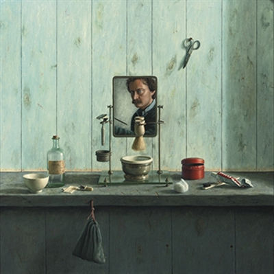 Julien Landa : A still life with the artist's reflection