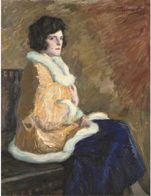 Leonid Ossipowitsch Pasternak : Portrait of Mrs Shalit