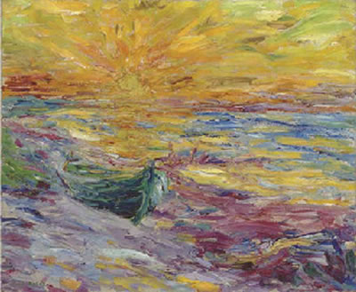 Emil Nolde : Sonnenuntergang