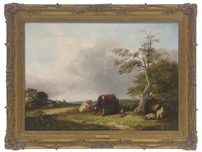 Arthur James Stark : Milking the cows