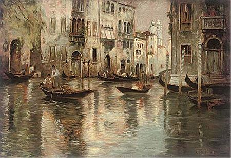 Ferdinando Silvani : A busy backwater, Venice