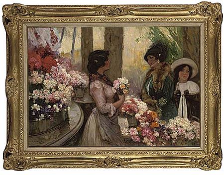 Ricardo Brugada Y Panizo : The flower seller