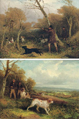 William Joseph Shayer : Partridge shooting; and Pheasant shooting (Pair)